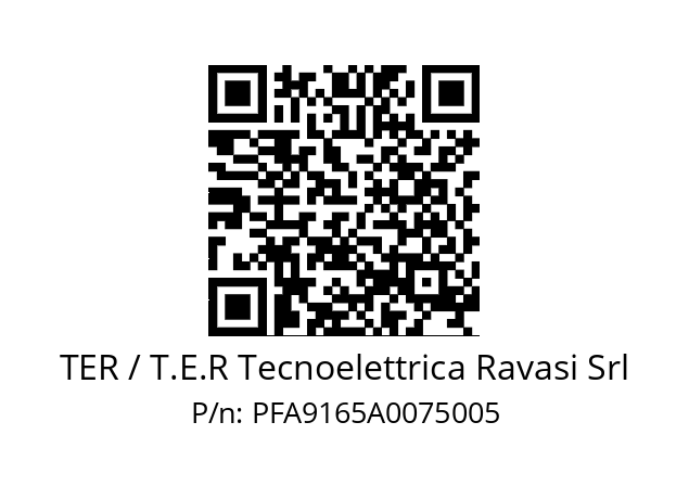   TER / T.E.R Tecnoelettrica Ravasi Srl PFA9165A0075005