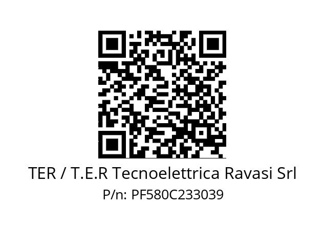   TER / T.E.R Tecnoelettrica Ravasi Srl PF580C233039