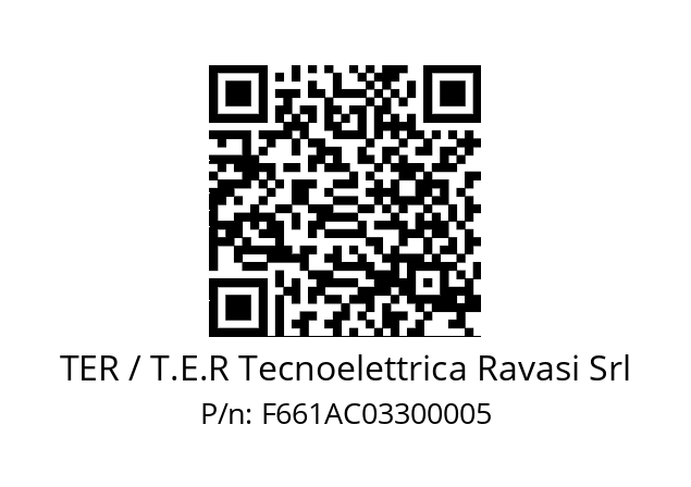   TER / T.E.R Tecnoelettrica Ravasi Srl F661AC03300005