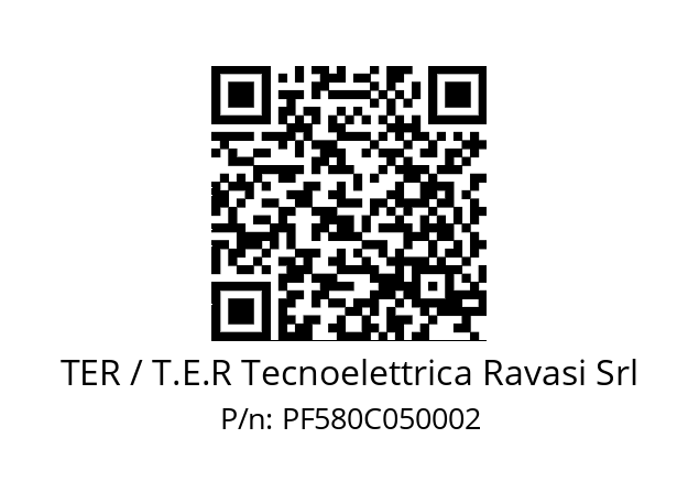   TER / T.E.R Tecnoelettrica Ravasi Srl PF580C050002