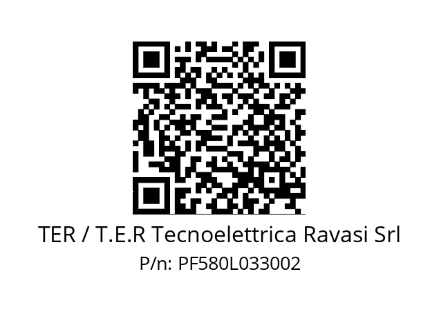   TER / T.E.R Tecnoelettrica Ravasi Srl PF580L033002