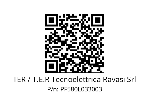   TER / T.E.R Tecnoelettrica Ravasi Srl PF580L033003