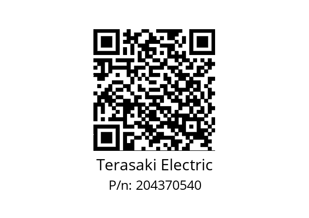   Terasaki Electric 204370540