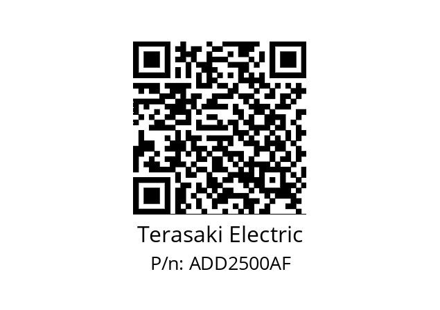   Terasaki Electric ADD2500AF