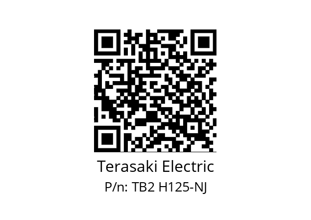   Terasaki Electric TB2 H125-NJ