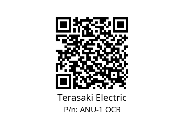   Terasaki Electric ANU-1 OCR