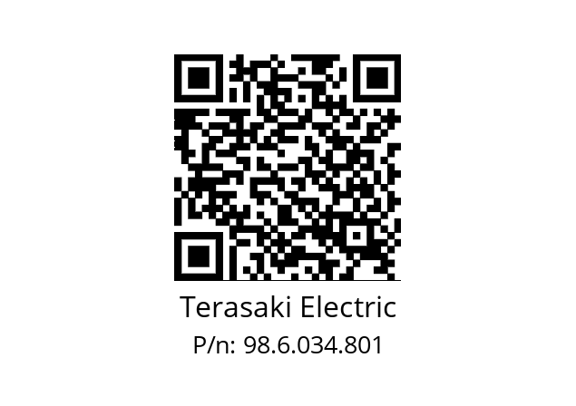   Terasaki Electric 98.6.034.801