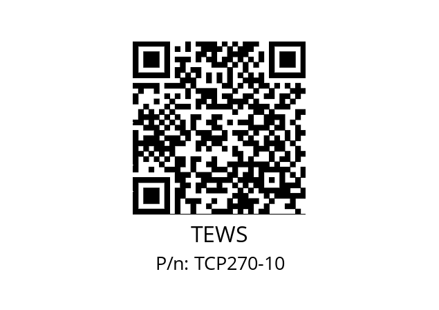   TEWS TCP270-10