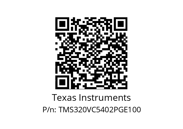   Texas Instruments TMS320VC5402PGE100