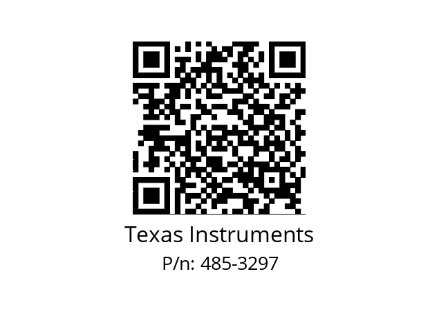   Texas Instruments 485-3297