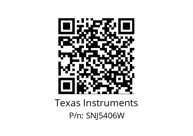   Texas Instruments SNJ5406W