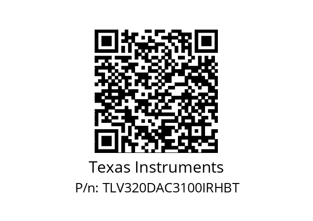   Texas Instruments TLV320DAC3100IRHBT