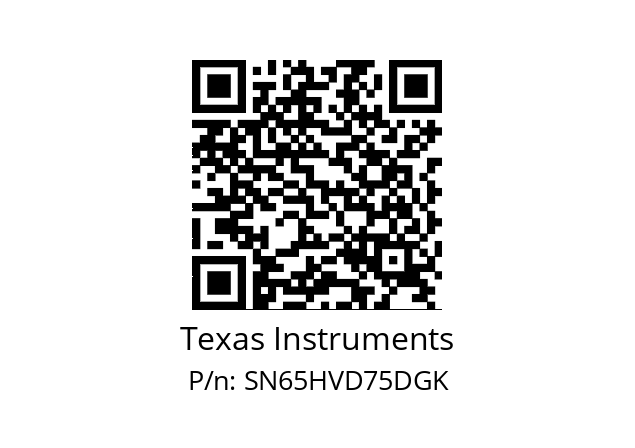   Texas Instruments SN65HVD75DGK