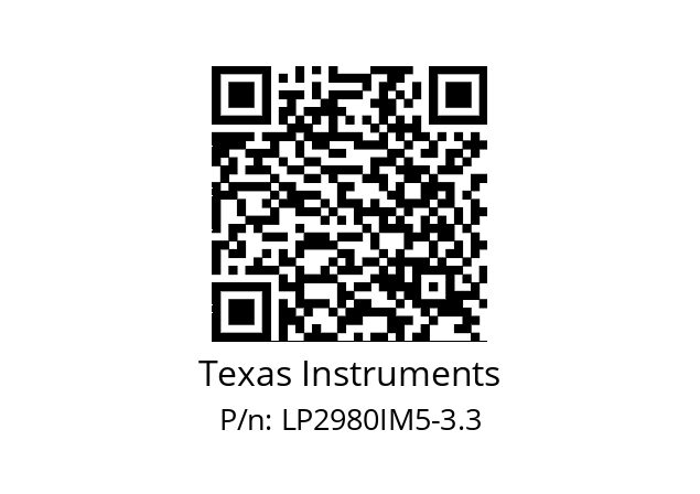   Texas Instruments LP2980IM5-3.3