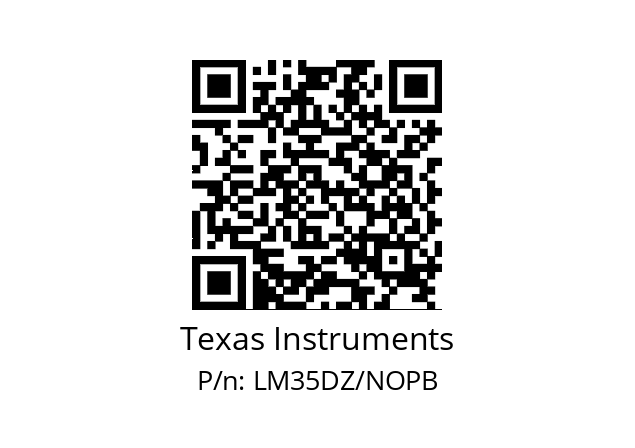   Texas Instruments LM35DZ/NOPB