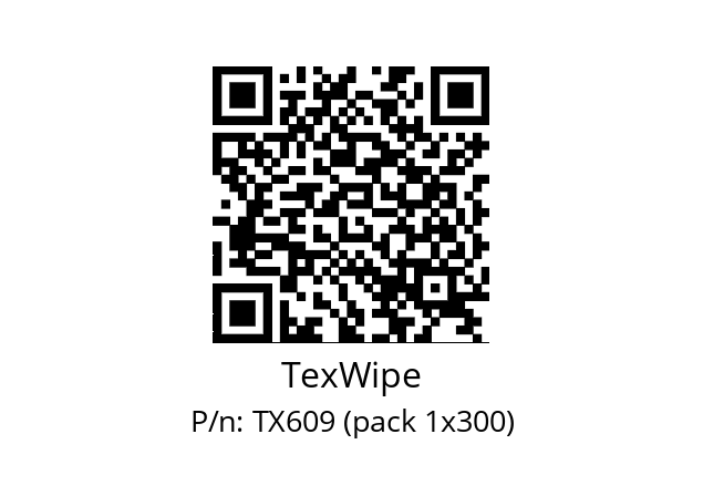   TexWipe TX609 (pack 1x300)