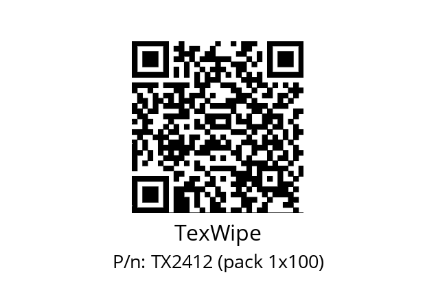   TexWipe TX2412 (pack 1x100)