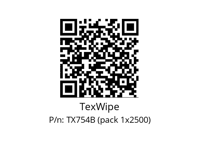   TexWipe TX754B (pack 1x2500)