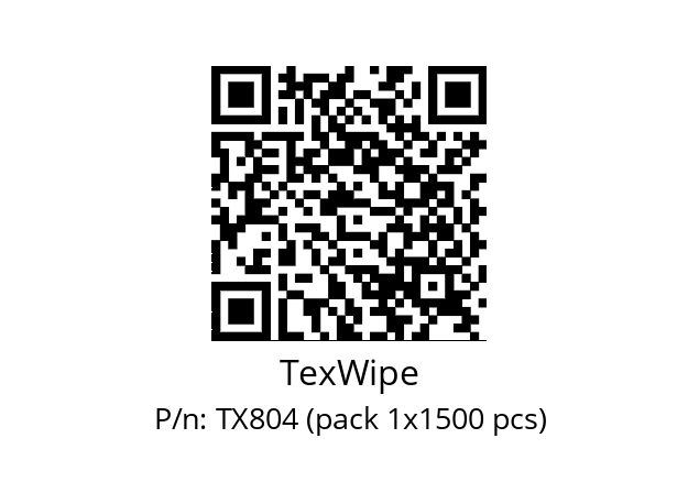   TexWipe TX804 (pack 1x1500 pcs)