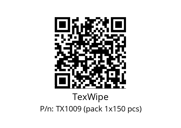   TexWipe TX1009 (pack 1x150 pcs)