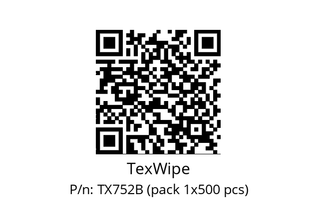   TexWipe TX752B (pack 1x500 pcs)