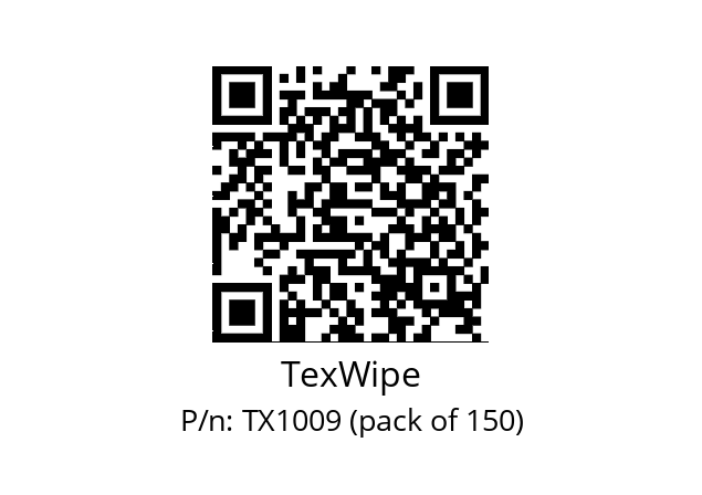   TexWipe TX1009 (pack of 150)