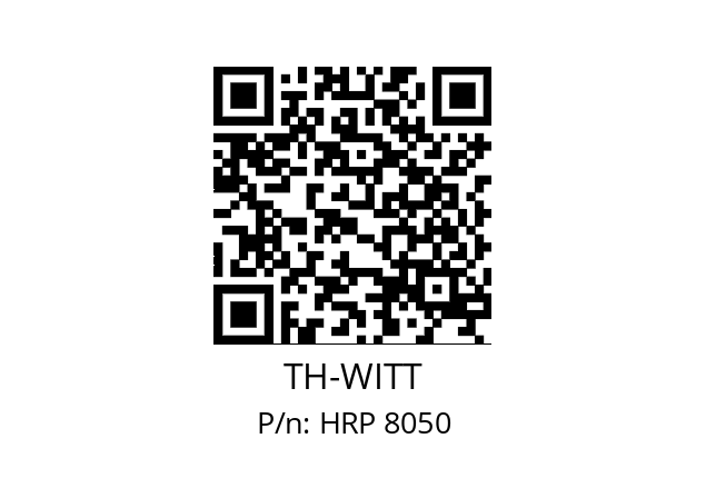   TH-WITT HRP 8050