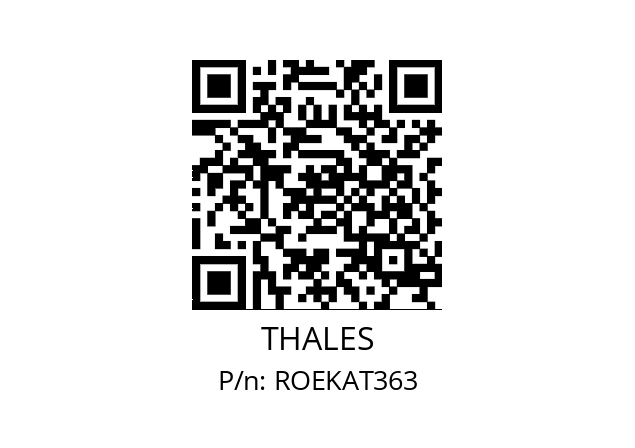   THALES ROEKAT363