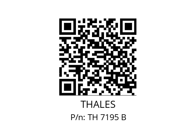   THALES TH 7195 B