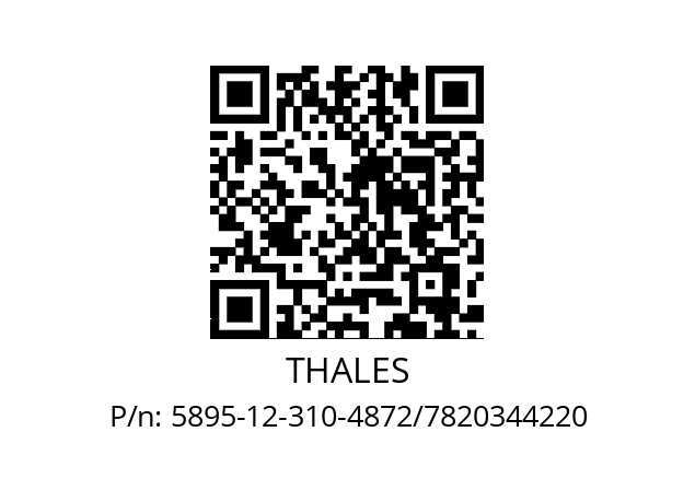   THALES 5895-12-310-4872/7820344220