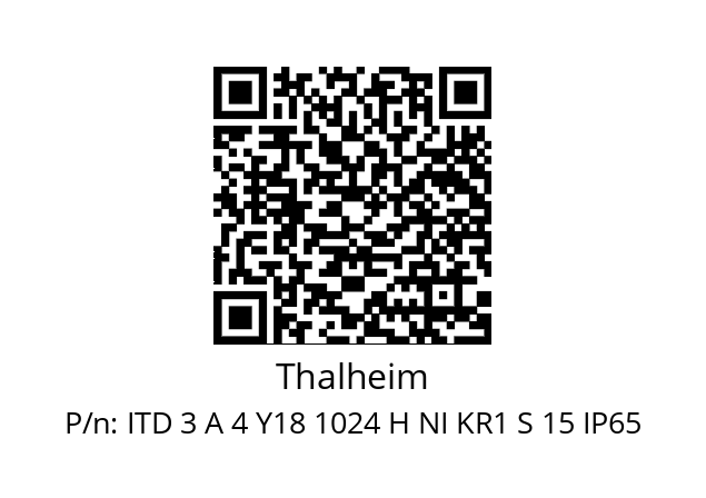   Thalheim ITD 3 A 4 Y18 1024 H NI KR1 S 15 IP65