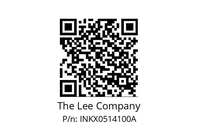   The Lee Company INKX0514100A