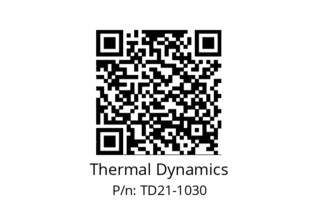   Thermal Dynamics TD21-1030