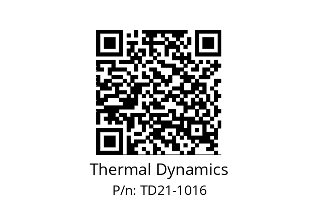   Thermal Dynamics TD21-1016