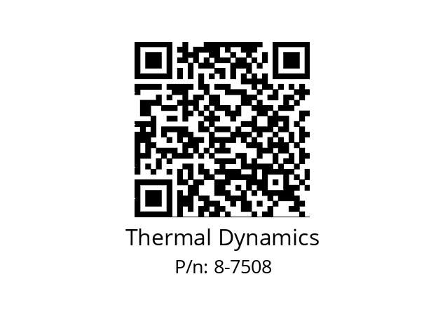   Thermal Dynamics 8-7508