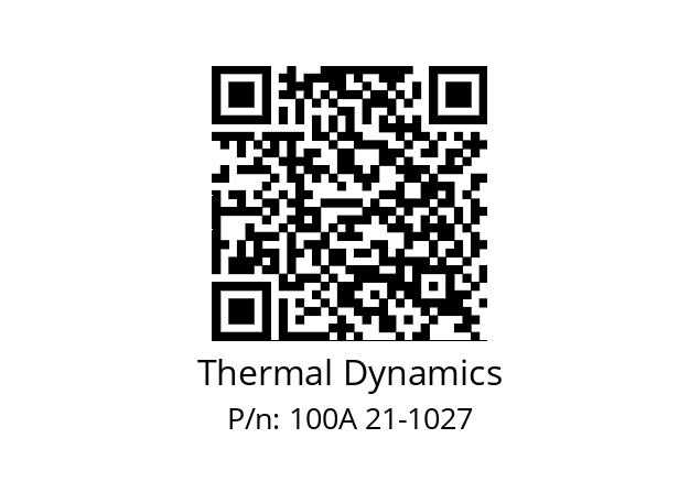   Thermal Dynamics 100A 21-1027