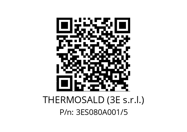   THERMOSALD (3E s.r.l.) 3ES080A001/5