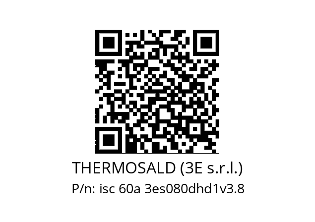   THERMOSALD (3E s.r.l.) isc 60a 3es080dhd1v3.8