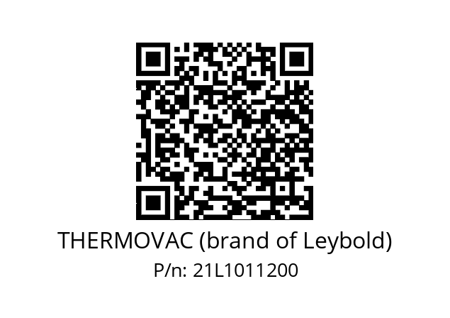   THERMOVAC (brand of Leybold) 21L1011200