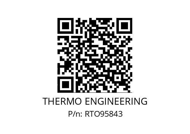   THERMO ENGINEERING RTO95843