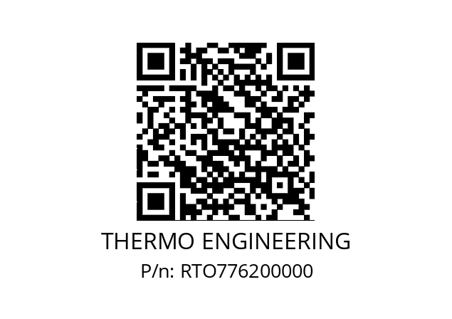   THERMO ENGINEERING RTO776200000