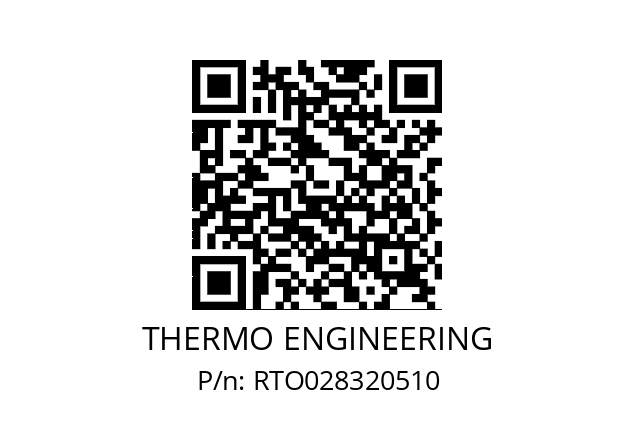   THERMO ENGINEERING RTO028320510