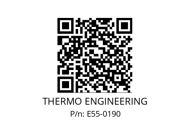   THERMO ENGINEERING E55-0190