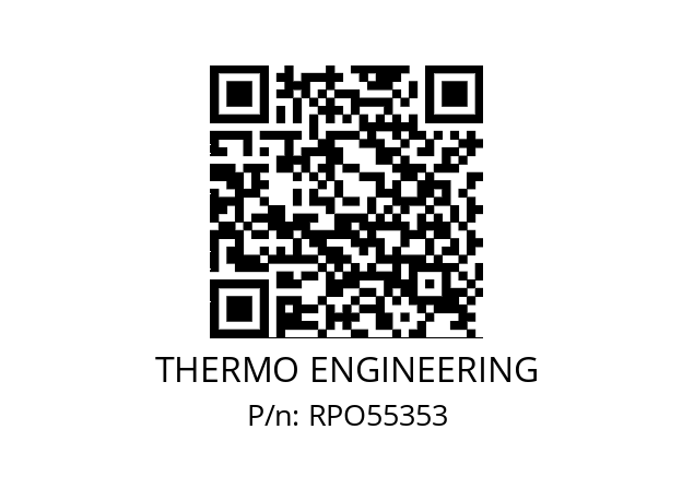   THERMO ENGINEERING RPO55353