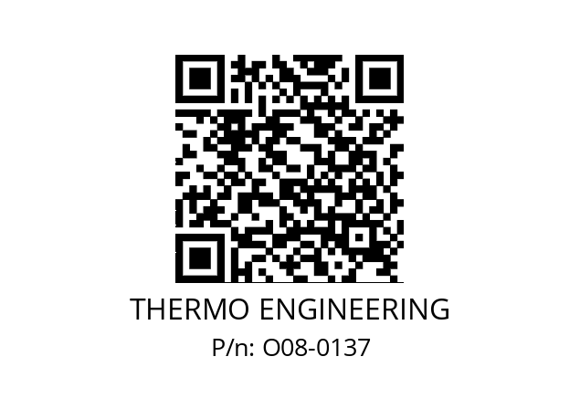   THERMO ENGINEERING O08-0137