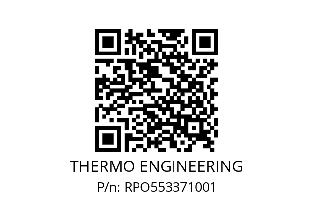   THERMO ENGINEERING RPO553371001