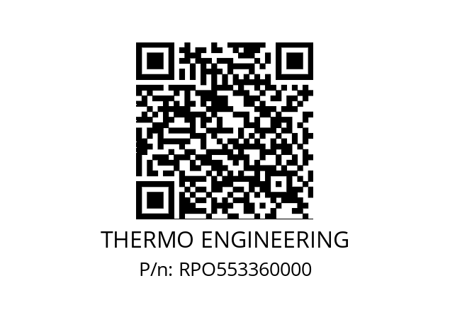   THERMO ENGINEERING RPO553360000