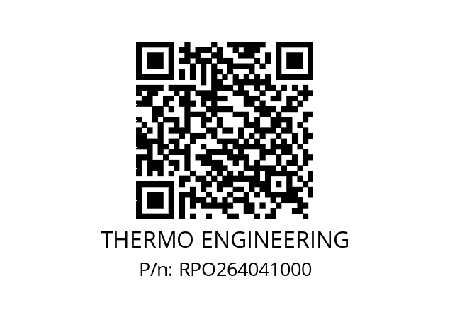   THERMO ENGINEERING RPO264041000