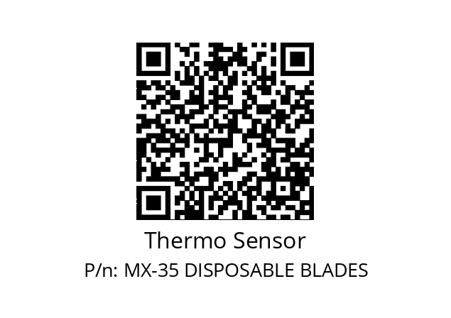   Thermo Sensor MX-35 DISPOSABLE BLADES