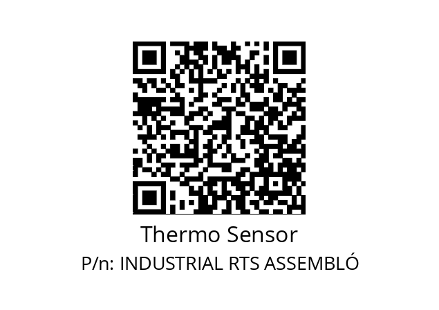   Thermo Sensor INDUSTRIAL RTS ASSEMBLÓ